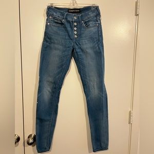 Women’s Express mid rise stretch skinny jeans